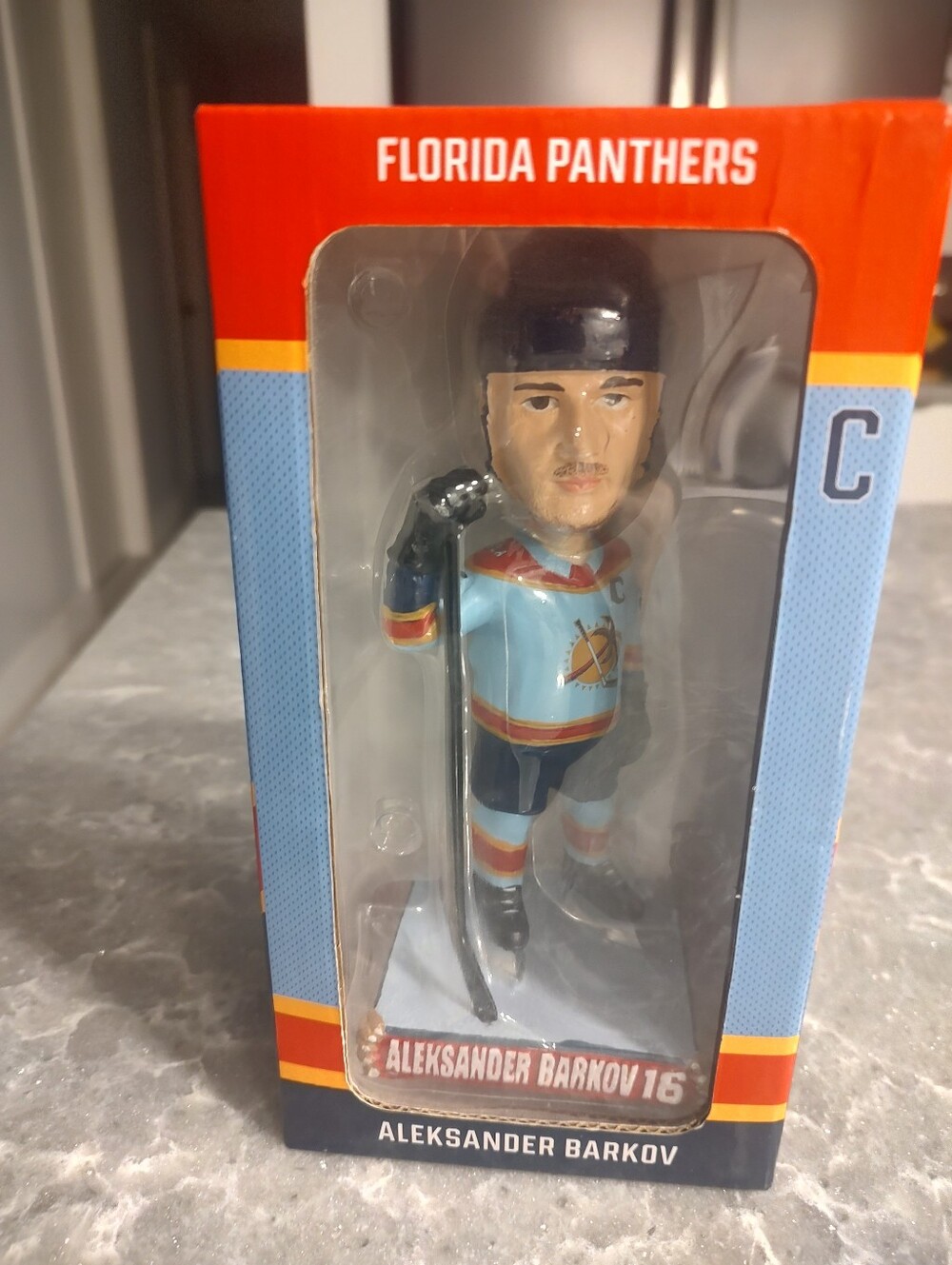 Florida Panthers Aleksander Barkov Retro-Reverse Bobblehead NHL Champion 2022-20